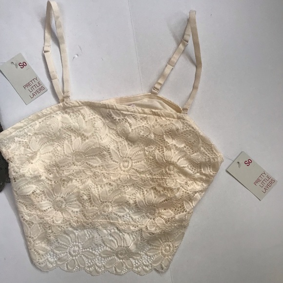SO Pretty Little Layers Lace Bandeau Bralette L - Picture 4 of 6